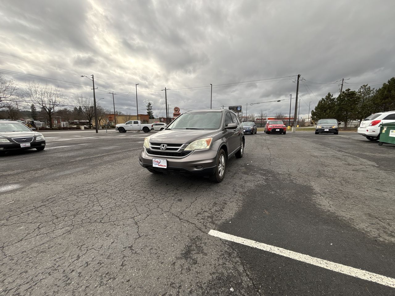 Used 2010 Gray Honda EX-L Sport Utility 4 image 1