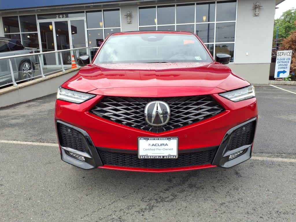 Certified Used 2025 Performance Red Pearl Acura SH-AWD A-SPEC image 2