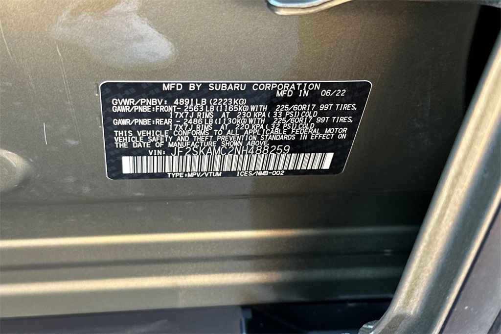 2022 Subaru Forester Wilderness photo 35
