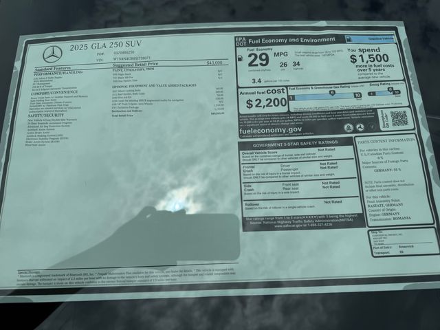 2025 Mercedes Benz GLA 250 photo 45