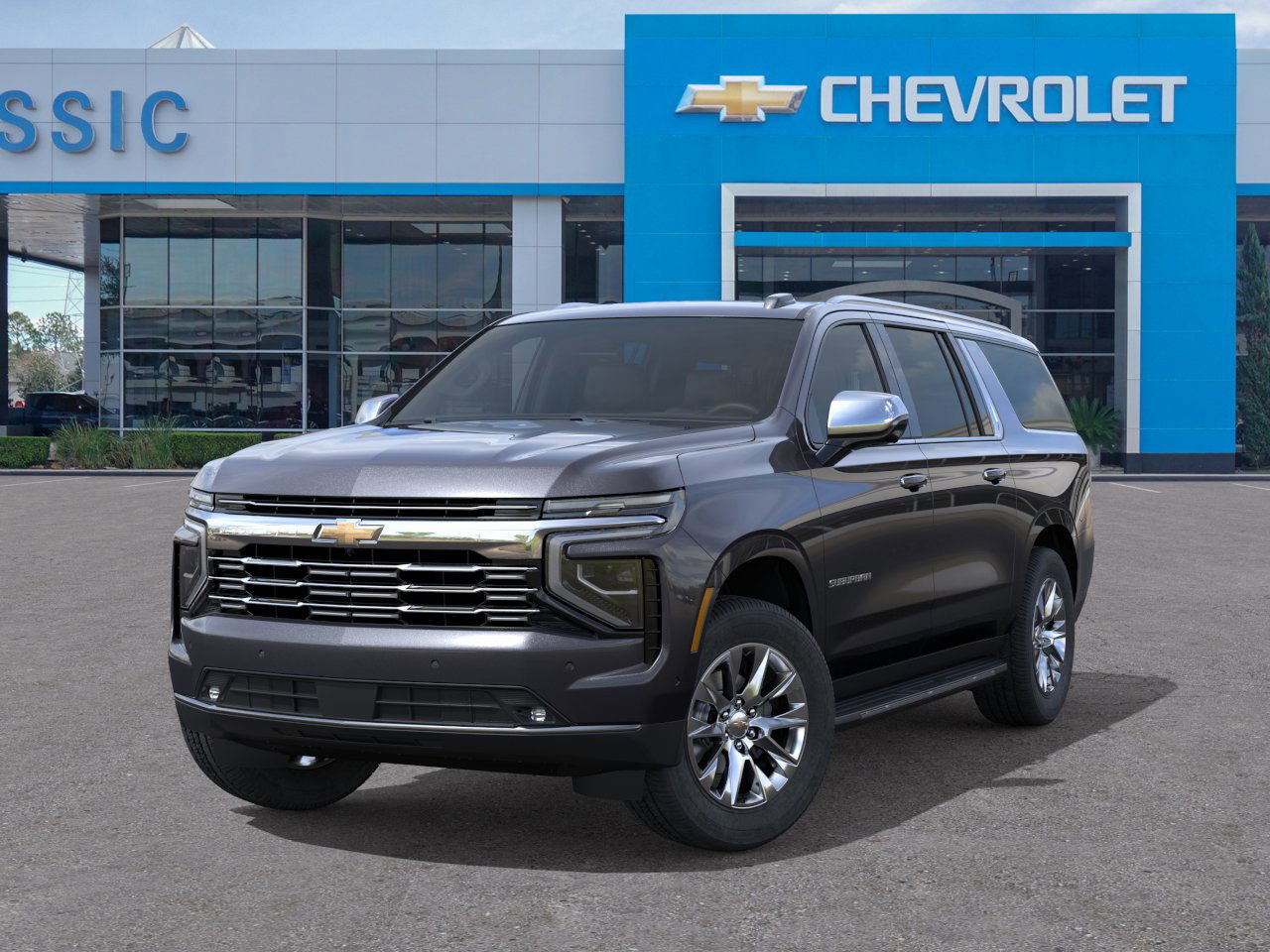 2026 Chevrolet Suburban Premier Gray at Classic Elite Chevrolet Hwy 6