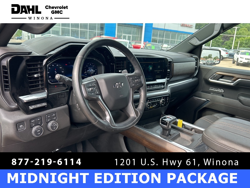 Used 2024 Chevrolet Silverado 1500 High Country with VIN 1GCUDJED1RZ285761 for sale in Winona, Minnesota