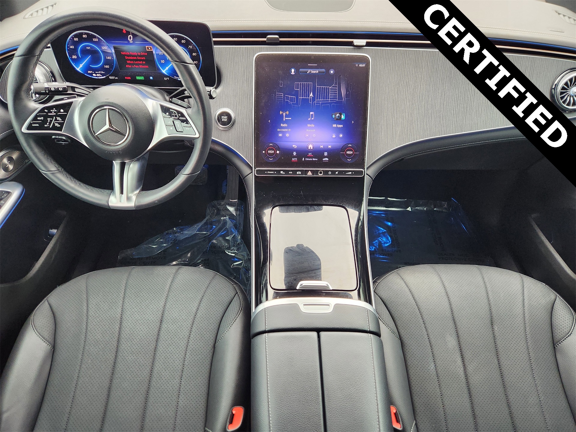 Certified 2023 Mercedes-Benz EQE SUV Base with VIN 4JGGM2BB5PA010956 for sale in The Woodlands, TX