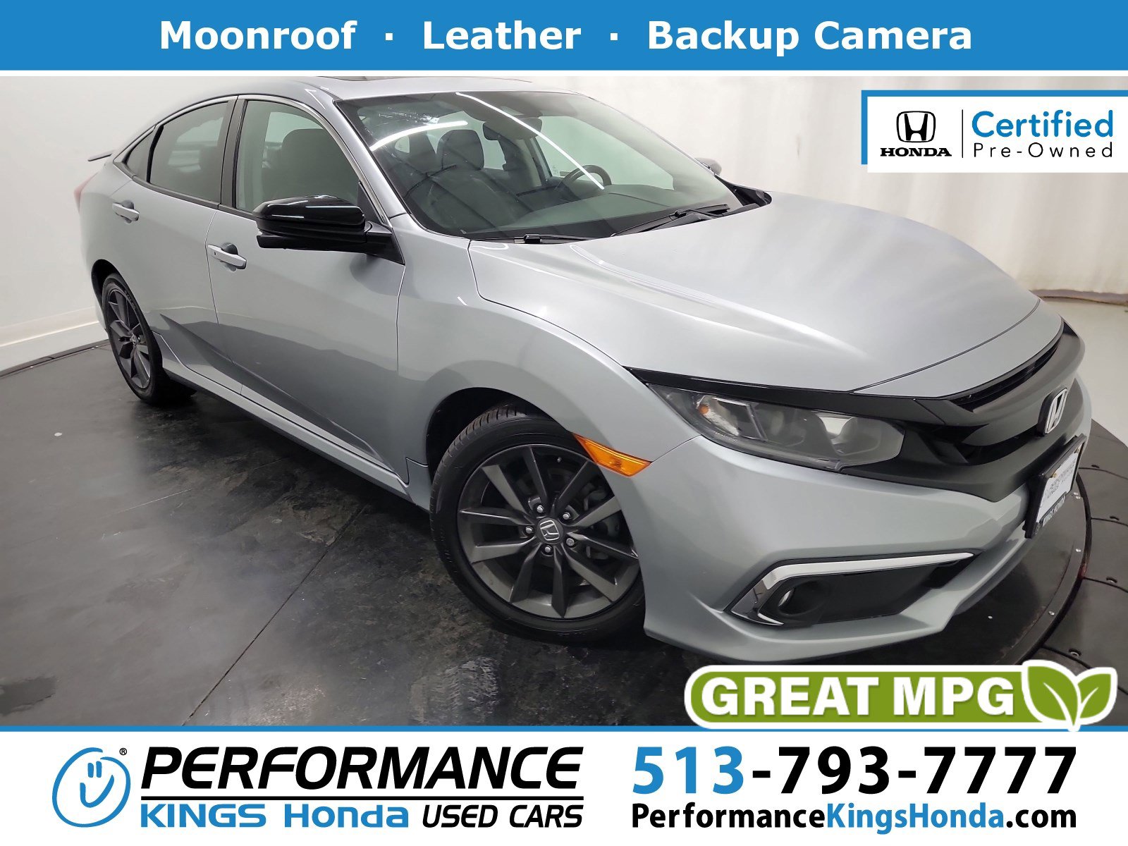 2021 Honda Civic EX-L's photo