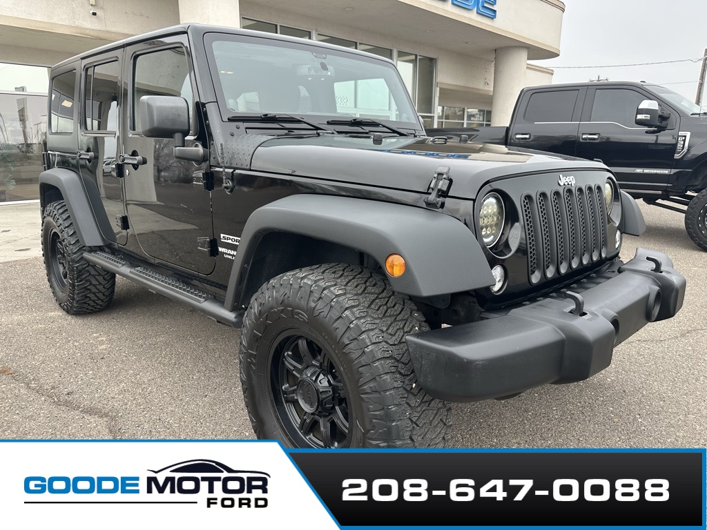Used 2014 Jeep Wrangler Unlimited Sport with VIN 1C4BJWDG4EL238343 for sale in Burley, ID
