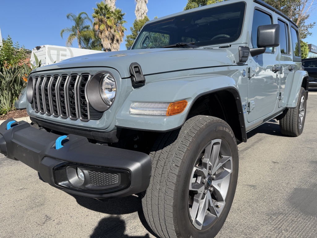 Used 2024 Gray Jeep Sport S 4xe image 2