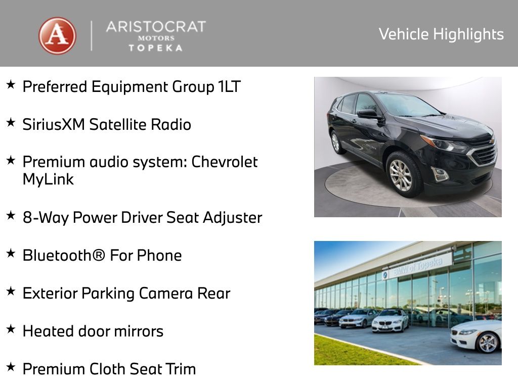 Used 2018 Chevrolet Equinox LT with VIN 2GNAXJEVXJ6351007 for sale in Kansas City