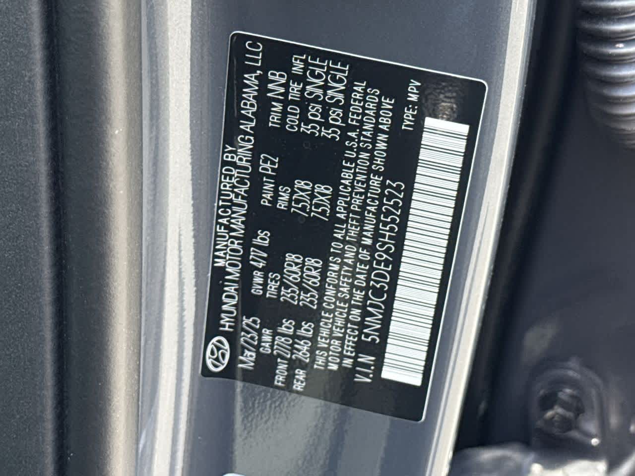 2025 Hyundai Tucson SEL Convenience photo 27