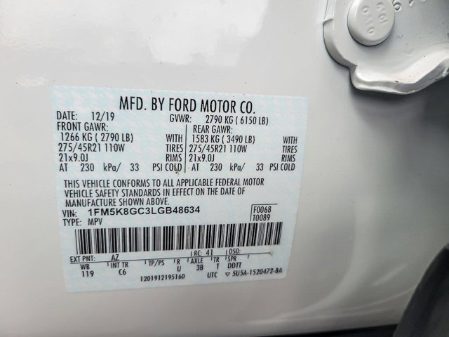 2020 FORD EXPLORER - Image 65