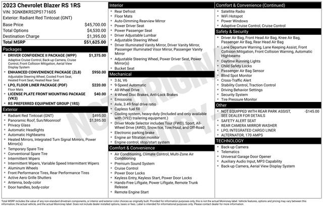 2023 Chevrolet Blazer RS's photo