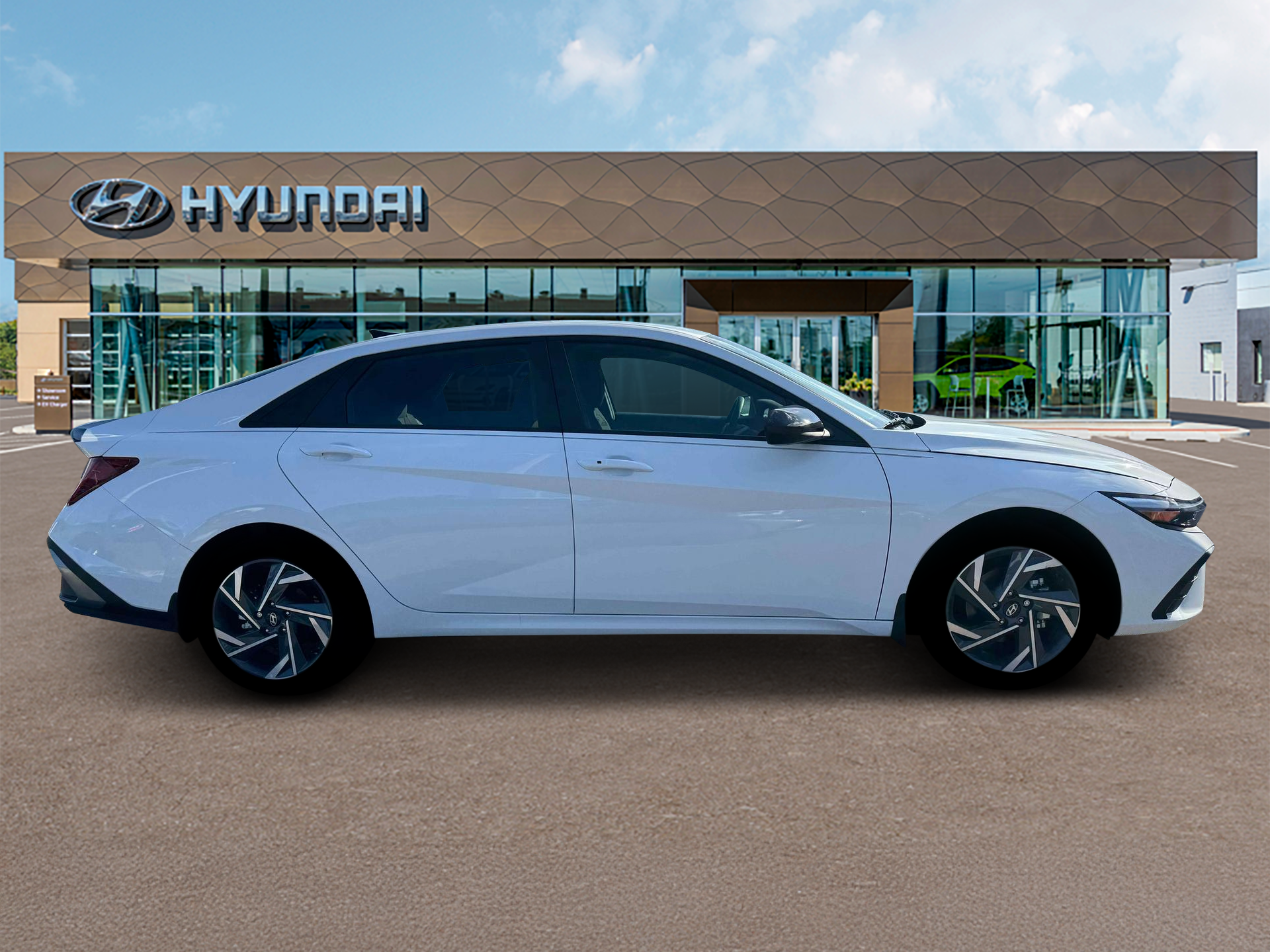 New 2025 White Hyundai SEL Sport image 9
