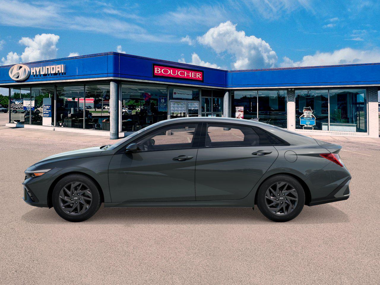 2025 Hyundai Elantra Hybrid Blue photo 2