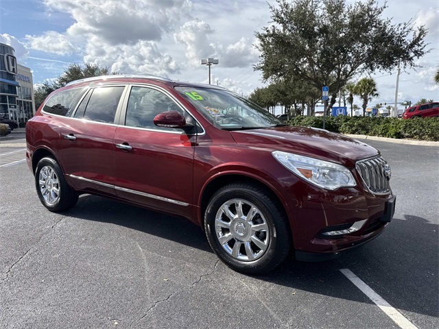 Used 2015 Buick Enclave Leather with VIN 5GAKRBKD4FJ280018 for sale in Clermont, FL