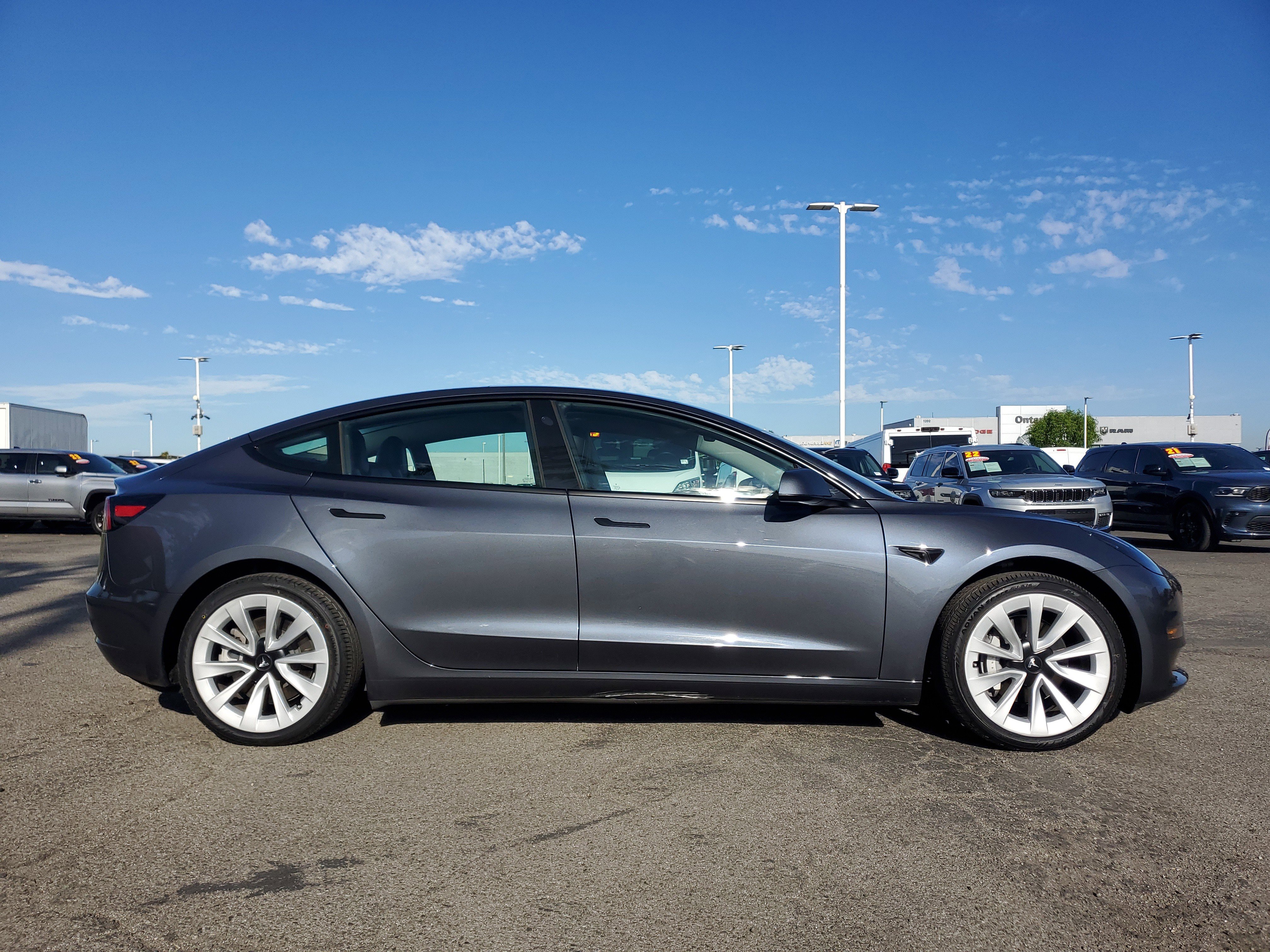 Used 2023 Tesla Model 3 Base with VIN 5YJ3E1EA3PF658140 for sale in Ontario, CA