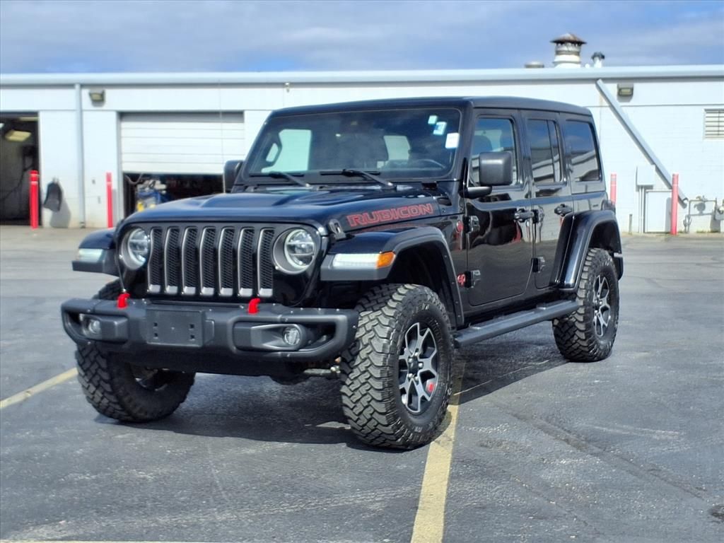 Used 2020 Jeep Wrangler Unlimited Rubicon with VIN 1C4HJXFG9LW279477 for sale in Kansas City