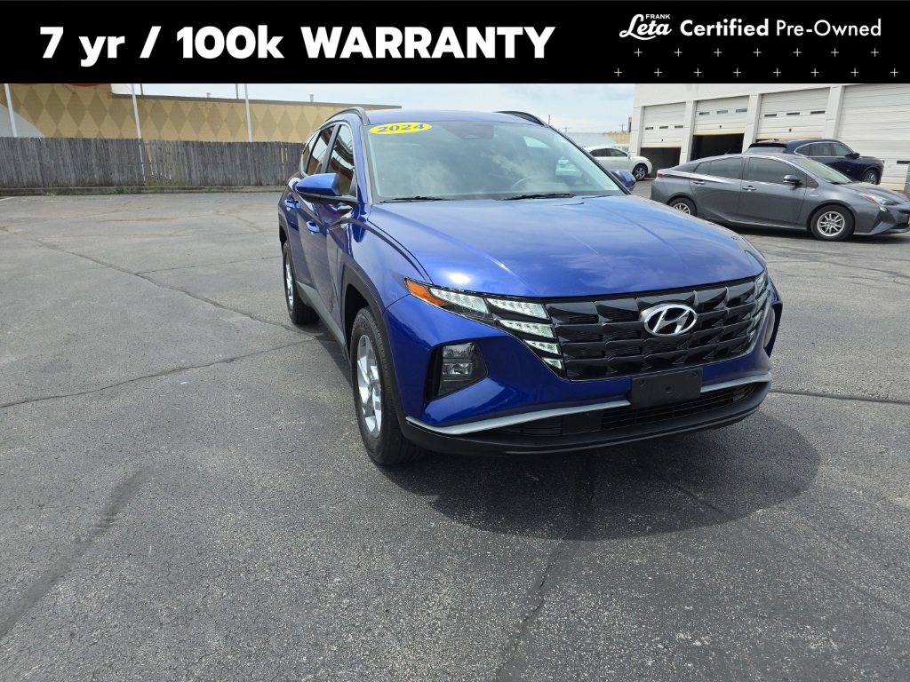 Used 2024 Intense Blue Hyundai SEL image 1
