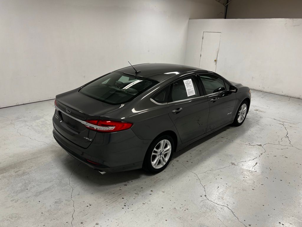Used 2018 Ford Fusion Hybrid S with VIN 3FA6P0UU9JR279149 for sale in Newton, KS