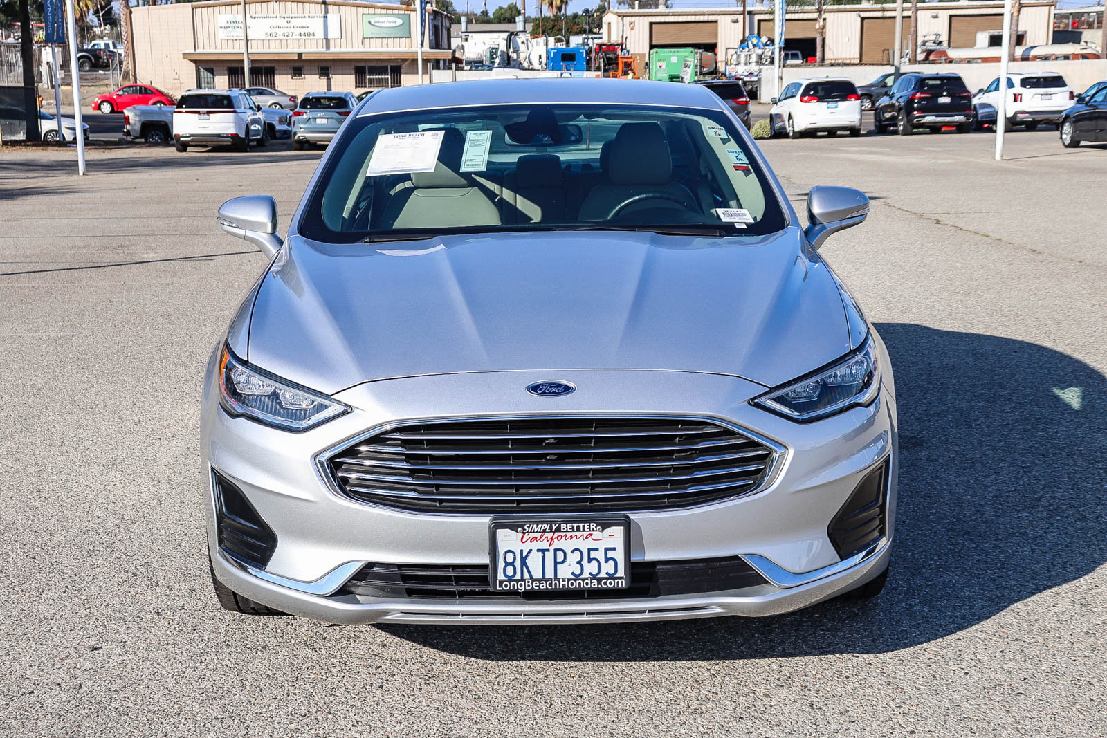 Used 2019 Ford Fusion Hybrid SEL with VIN 3FA6P0MU2KR235477 for sale in Signal Hill, CA