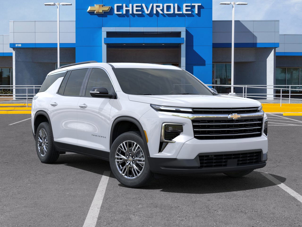 2025 Chevrolet Traverse LT White at Classic Elite Chevrolet Hwy 6