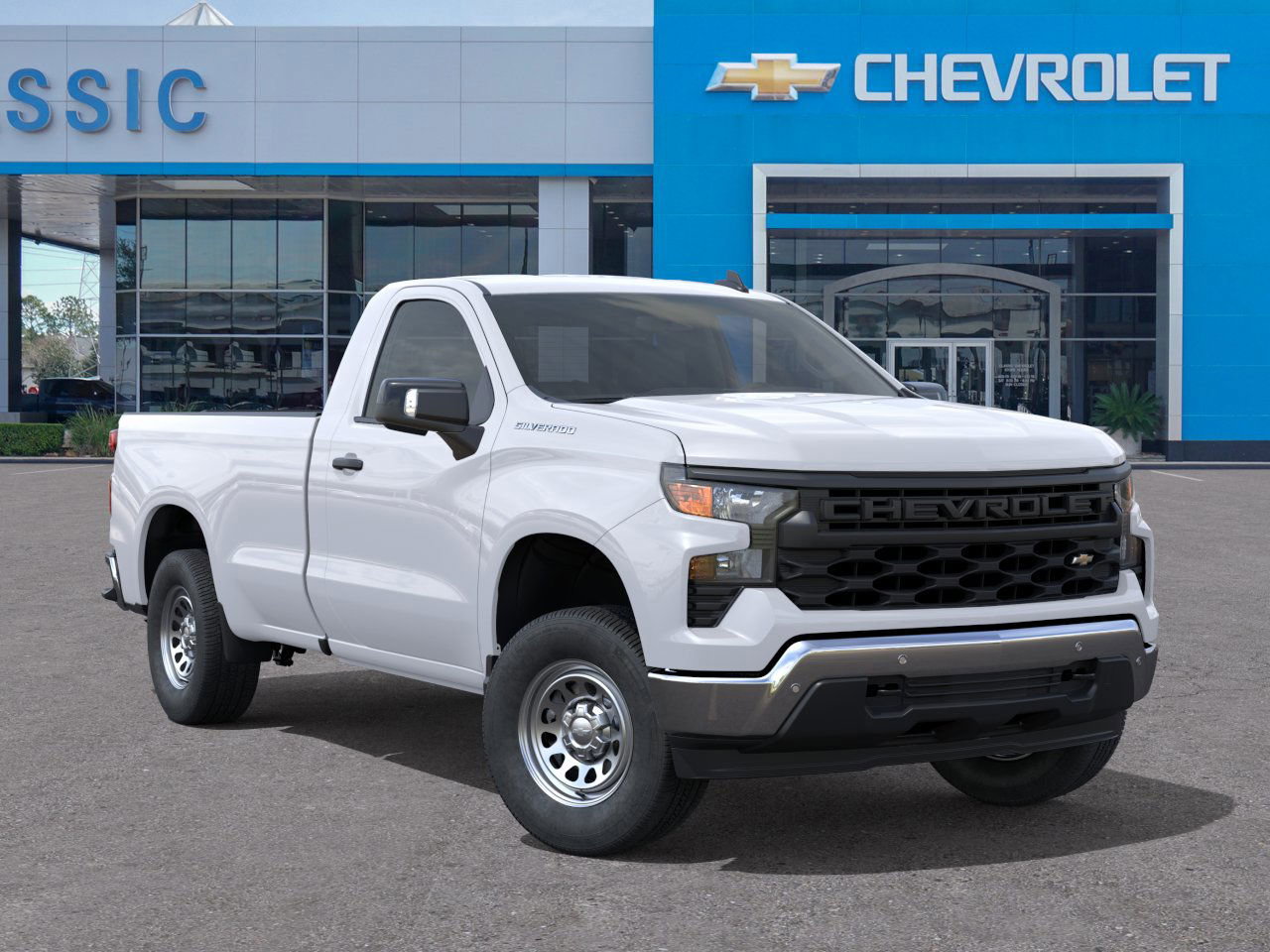 2026 Chevrolet Silverado 1500 WT White at Browns Ford of Amsterdam