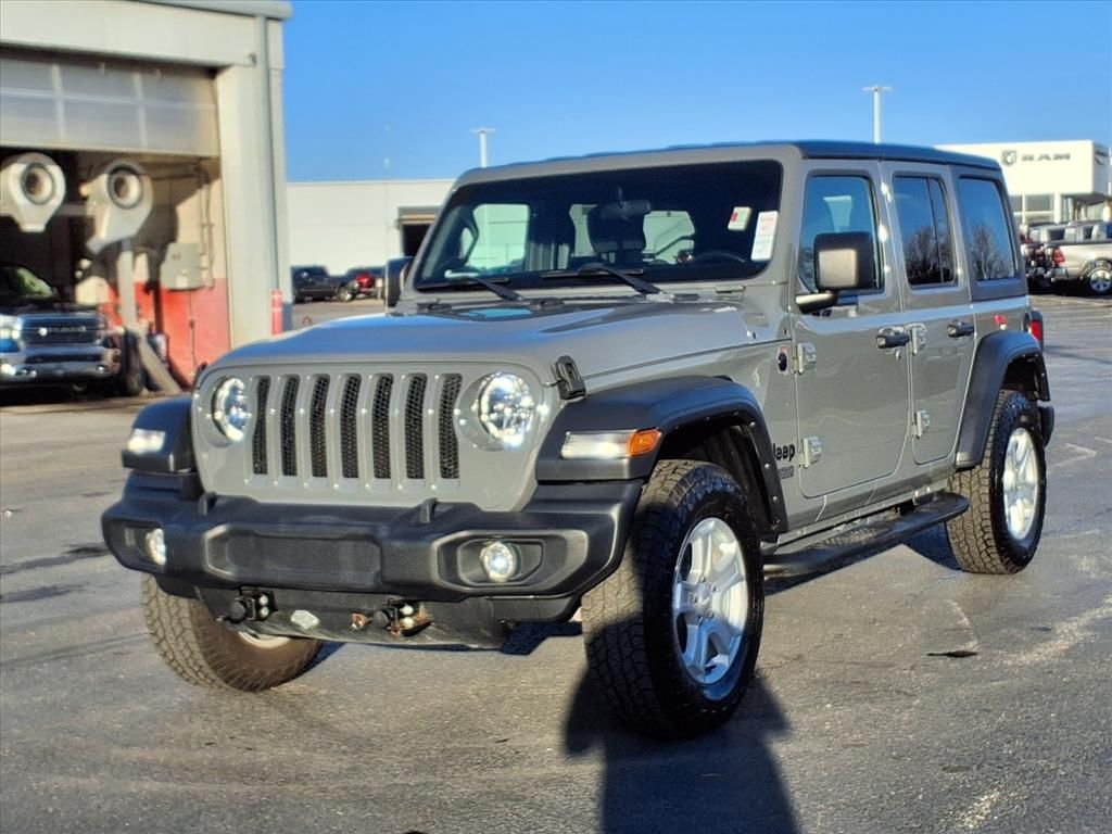 Used 2021 Jeep Wrangler Unlimited Sport S with VIN 1C4HJXDG7MW841512 for sale in Kansas City