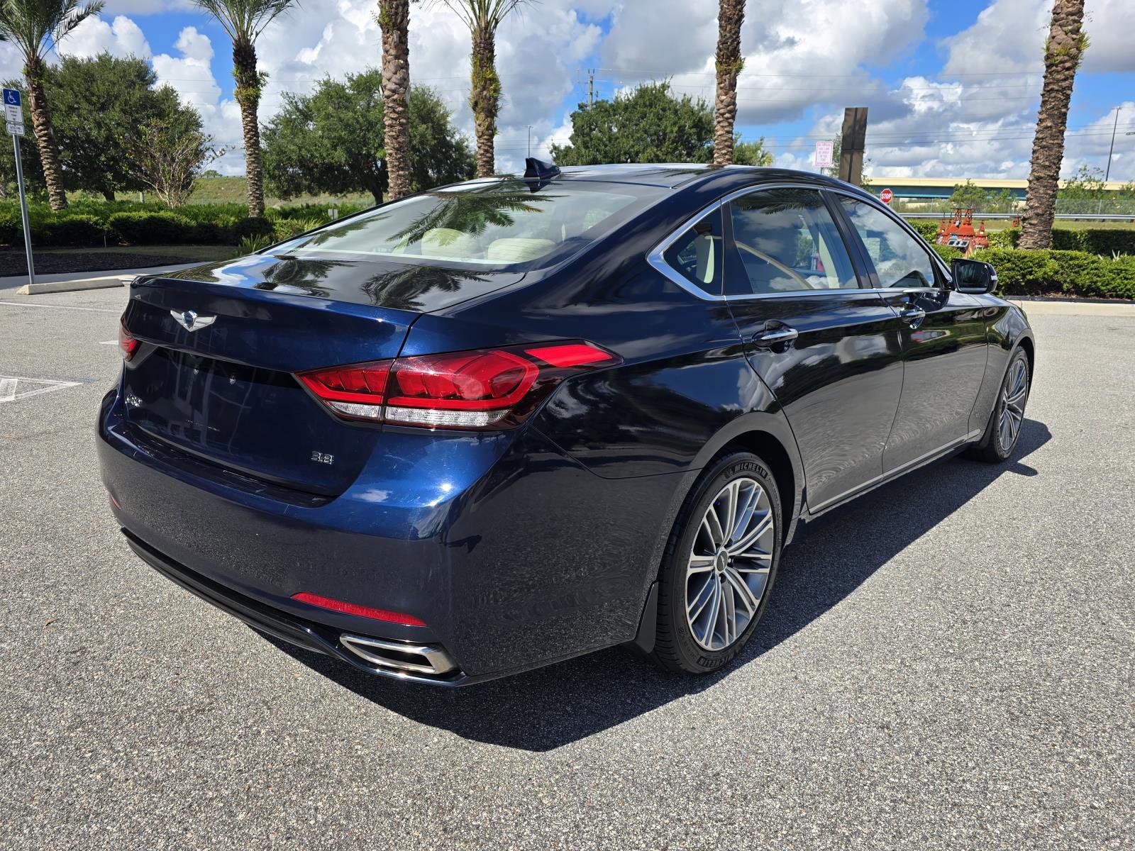 Used 2019 GENESIS G80 Base with VIN KMHGN4JE8KU290111 for sale in Lake Mary, FL