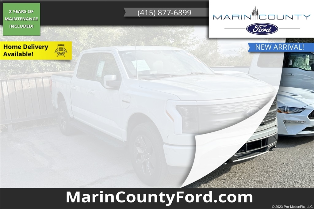Used 2023 Ford F-150 Lightning Lariat with VIN 1FTVW1EL2PWG15590 for sale in Novato, CA