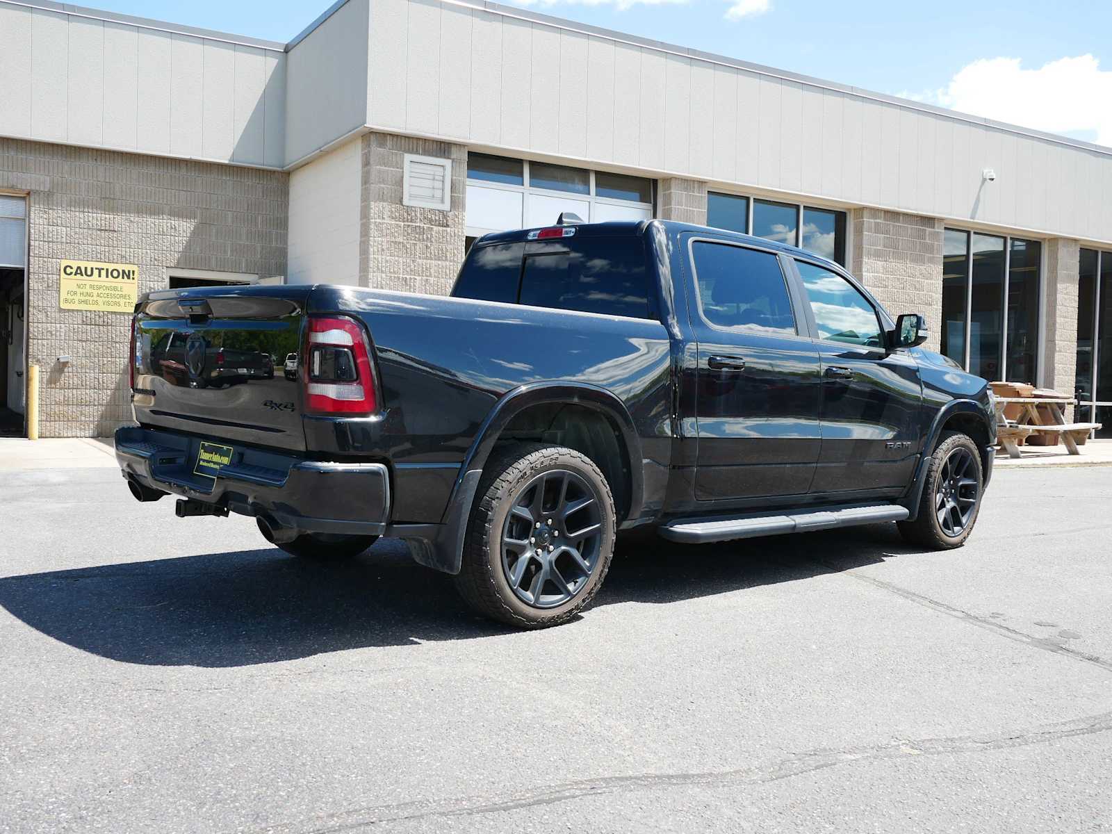 Used 2021 RAM Ram 1500 Pickup Laramie with VIN 1C6SRFJT0MN591702 for sale in Brainerd, Minnesota