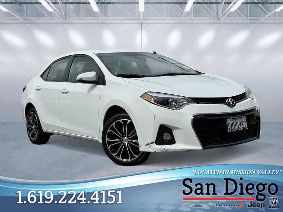 2016 Toyota Corolla S Plus