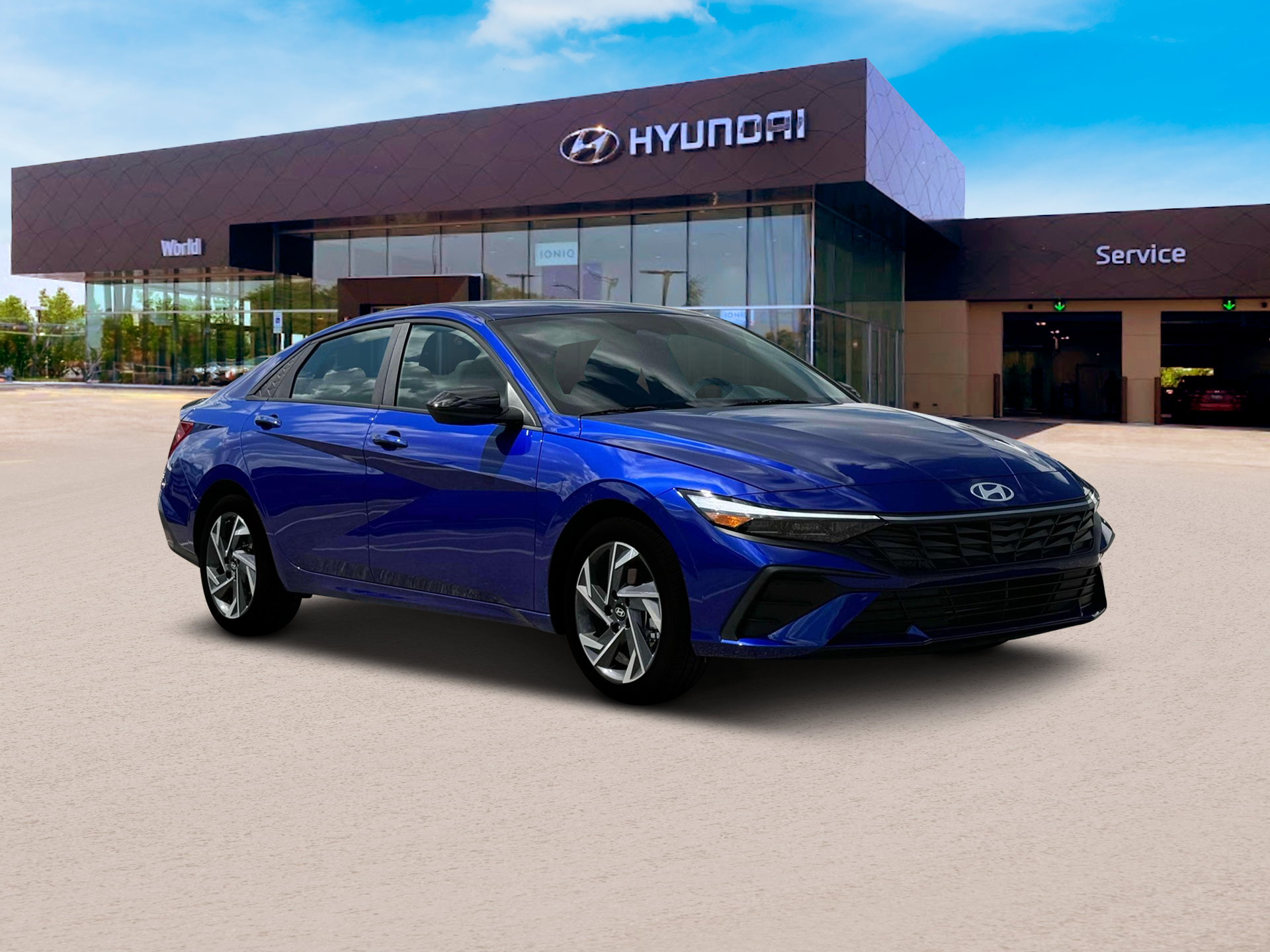New 2025 Intense Blue Hyundai SEL Sport image 11