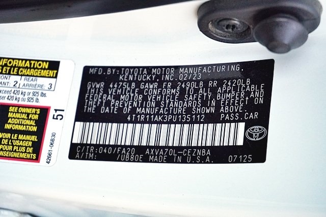 Used 2023 White Toyota LE image 30