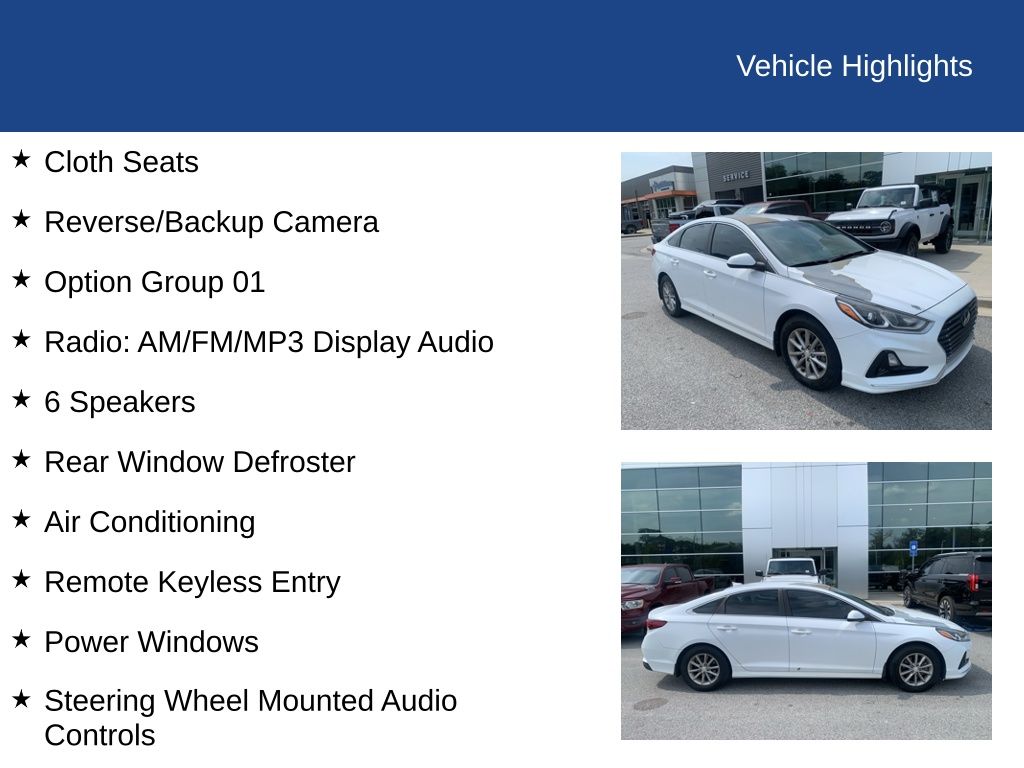 2019 Hyundai Sonata SE photo 6