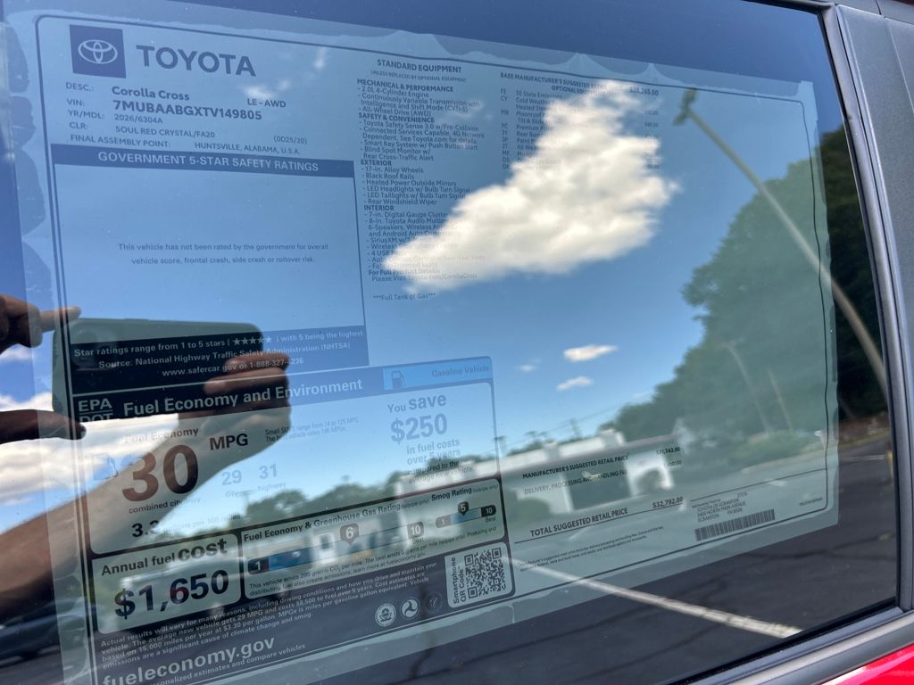 2026 Toyota Corolla Cross LE photo 30