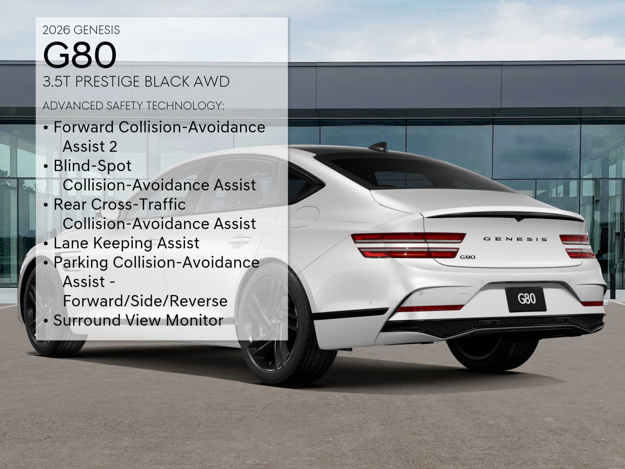 2026 Genesis G80 3.5T Prestige photo 9