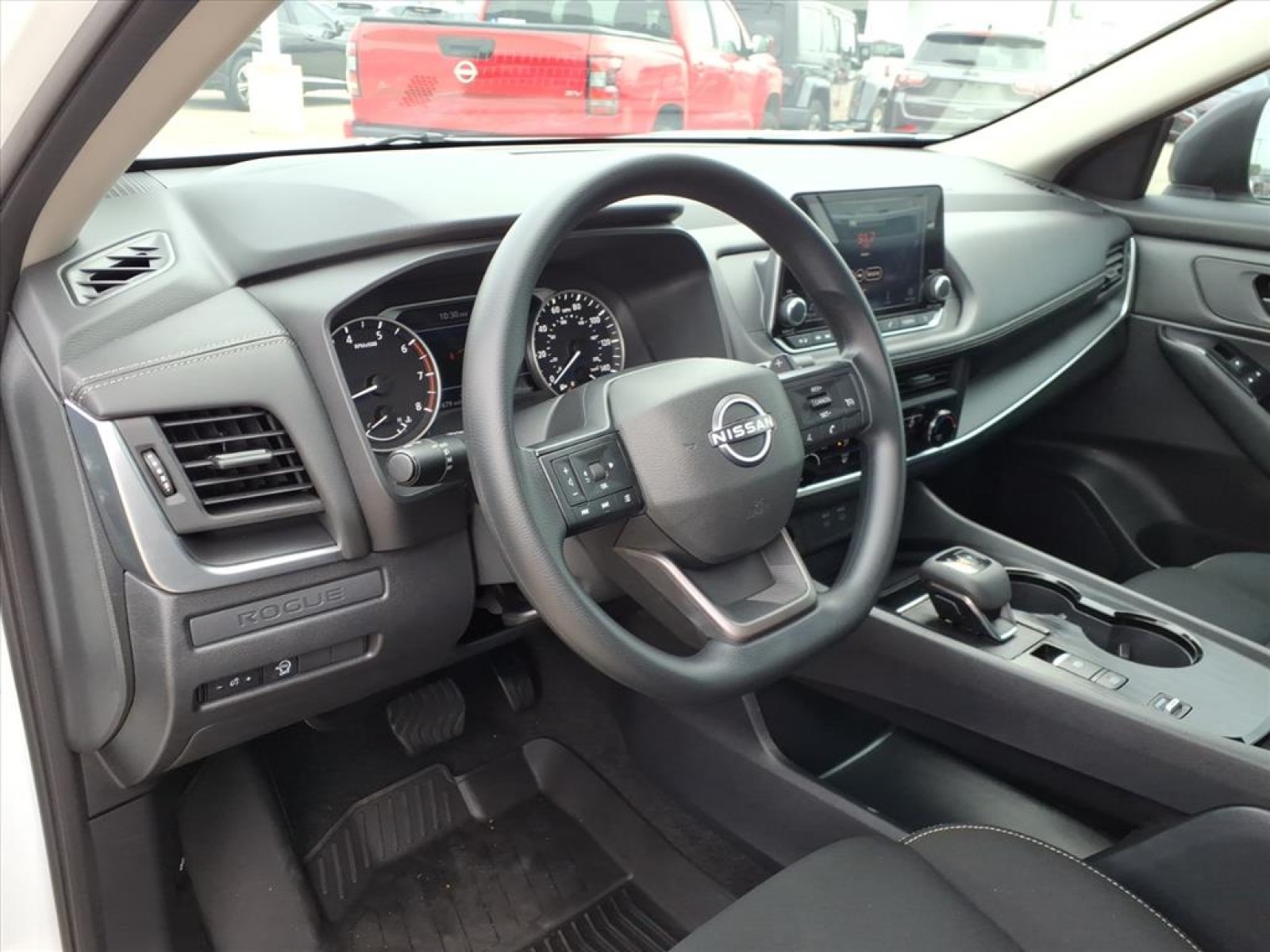 2025 Nissan Rogue S White at Robbins Nissan