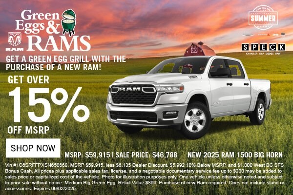 Ram Lease Deals Dodge Ram 1500 Incentives New 2025 RAM 1500 Big - Main Image