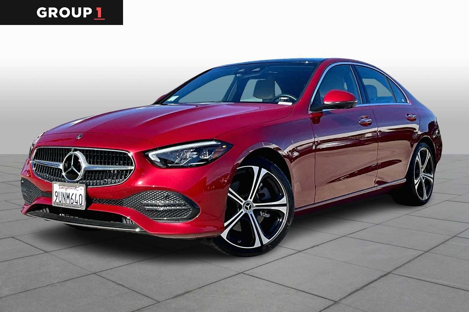 MANUFAKTUR Patagonia Red Metallic 2025 Mercedes-Benz C-Class C 300 RWD Sedan Rear-Wheel Drive 9-Speed Automatic