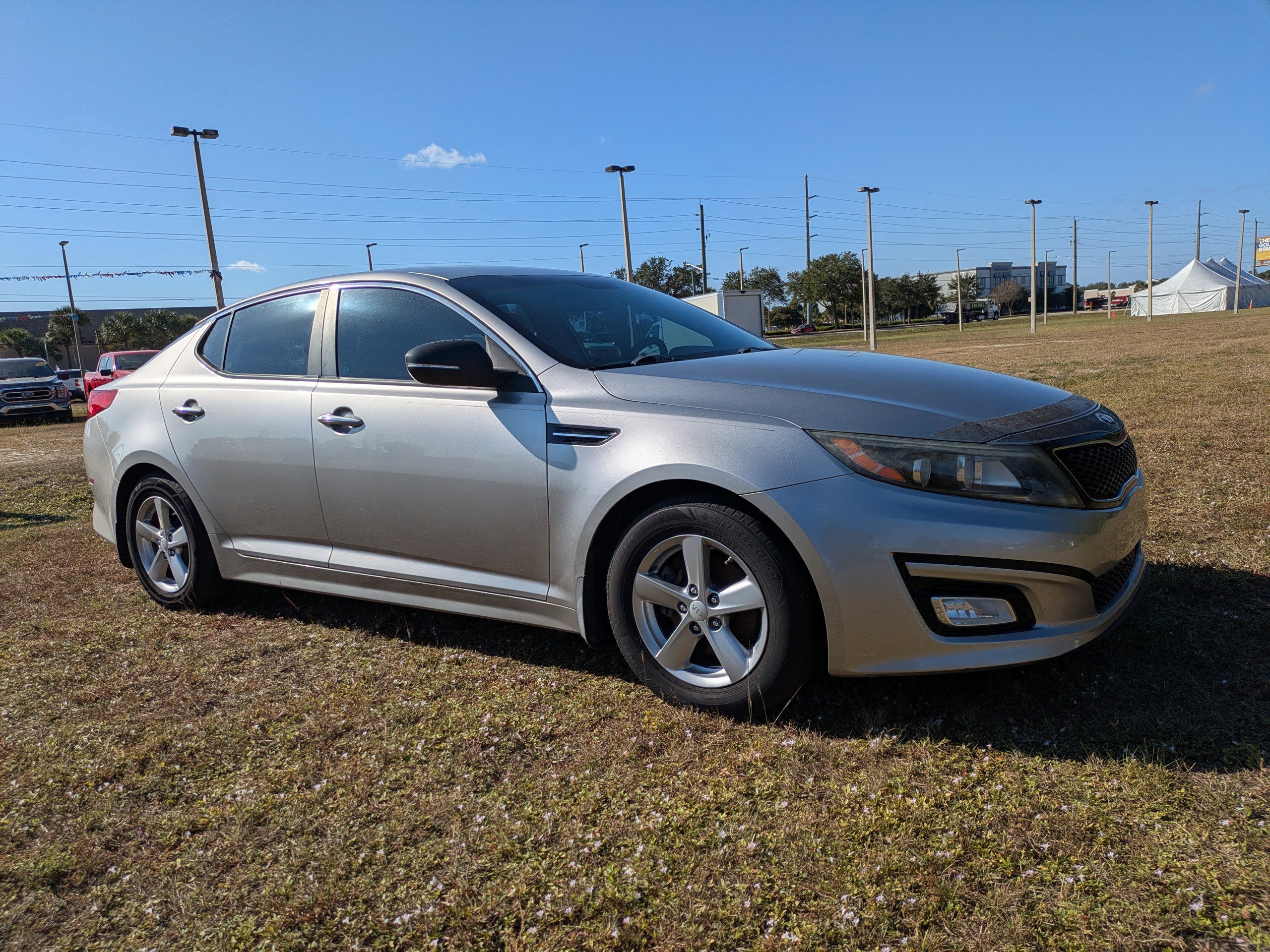 Used 2014 Kia Optima LX with VIN 5XXGM4A70EG310435 for sale in LaBelle, FL