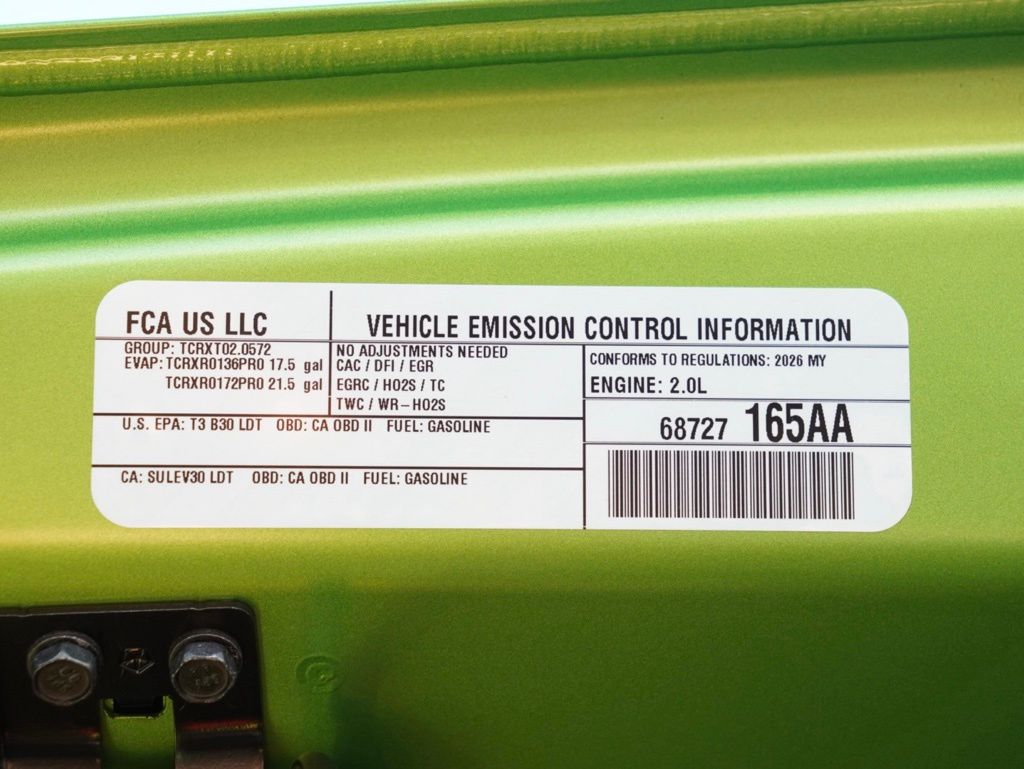 New 2026 Mojito Clear-Coat Exterior Paint Jeep 4-Door Sport S image 29