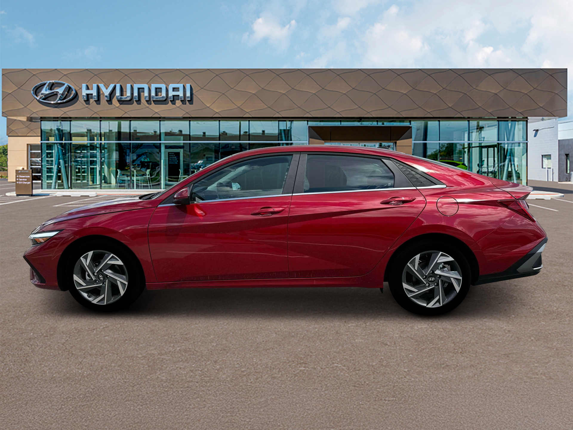 New 2025 Red Hyundai SEL Convenience image 3