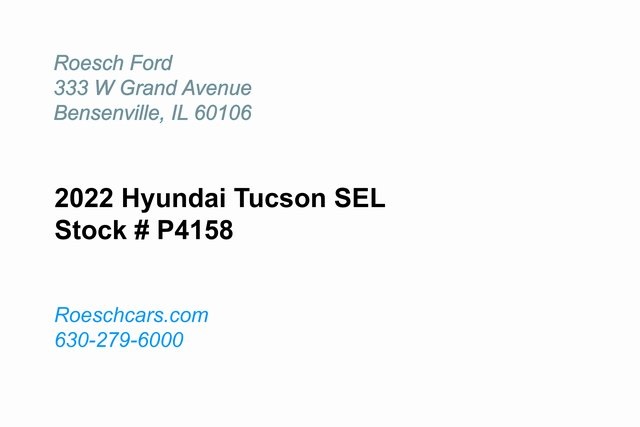 Used 2022 Hyundai Tucson SEL with VIN 5NMJBCAE2NH091385 for sale in Bensenville, IL