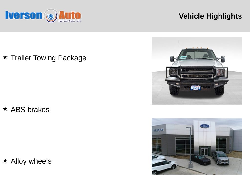 Used 2000 Ford F-250 Super Duty XLT with VIN 1FTNW21S8YEC09405 for sale in Huron, SD