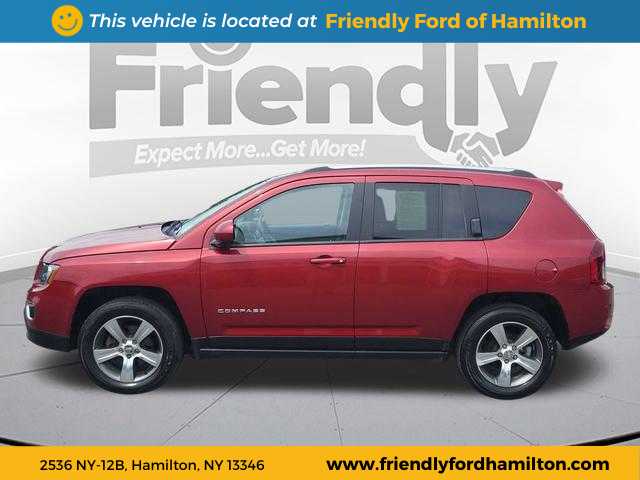 Used 2017 Jeep Compass High Altitude with VIN 1C4NJDEBXHD108280 for sale in Hamilton, NY