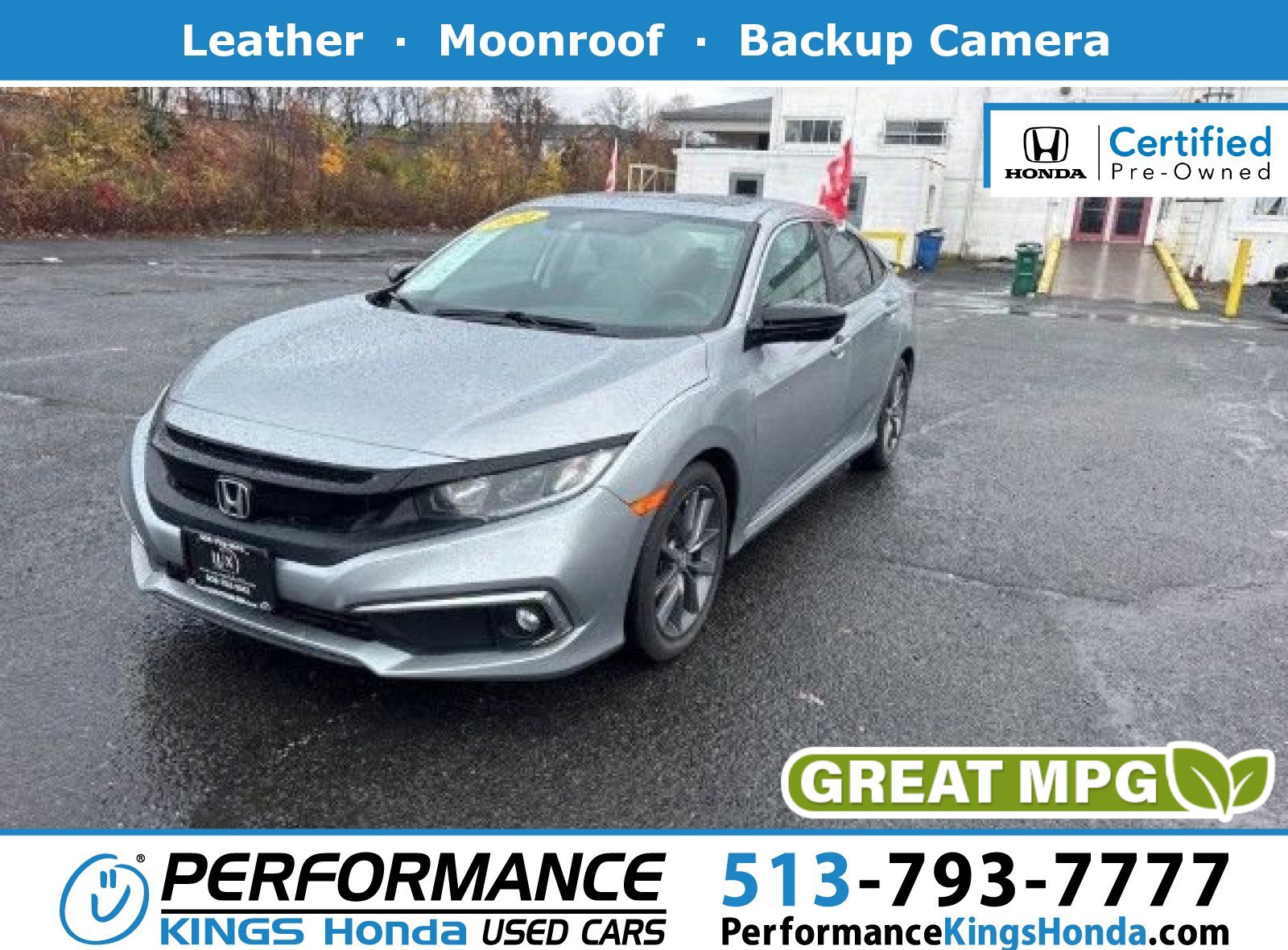 2021 Honda Civic EX-L's photo