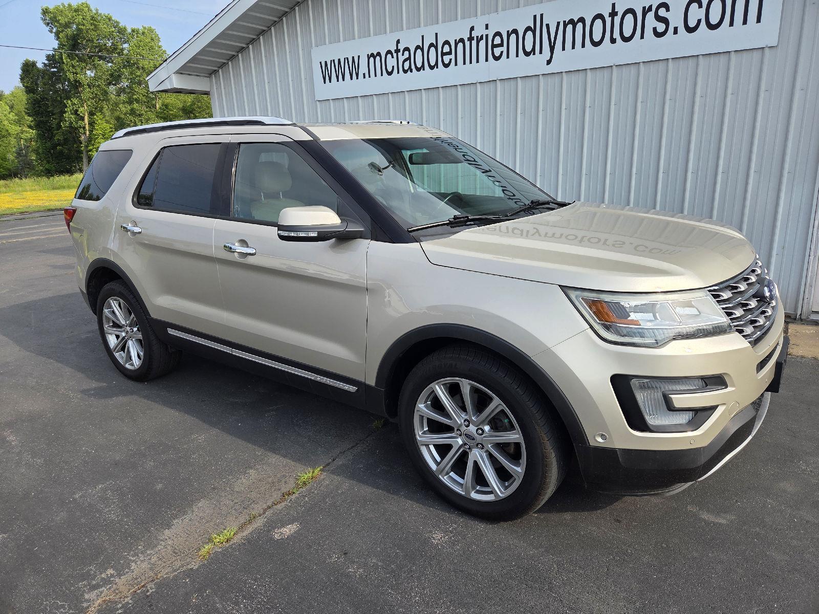 Used 2017 Ford Explorer Limited with VIN 1FM5K8F86HGA45115 for sale in South Haven, MI