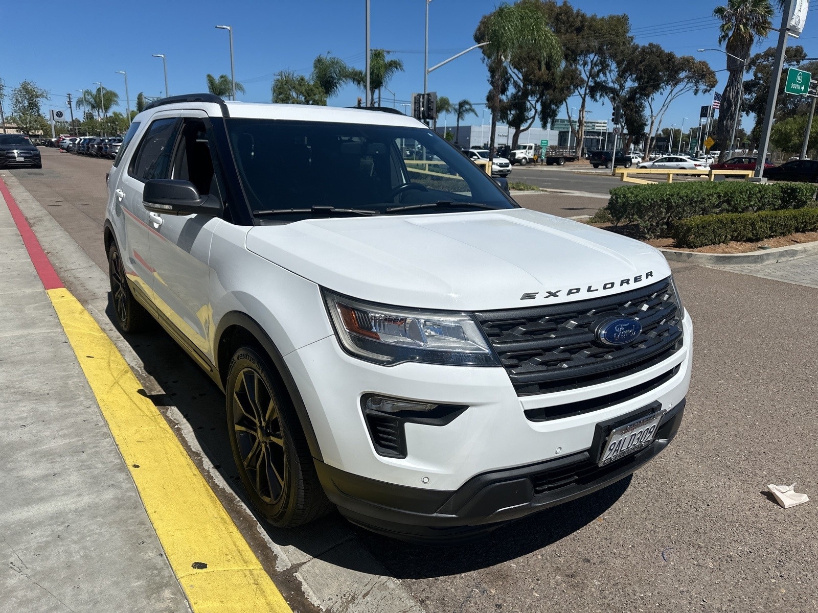 Used 2019 Ford Explorer XLT with VIN 1FM5K7D86KGB09013 for sale in La Mesa, CA