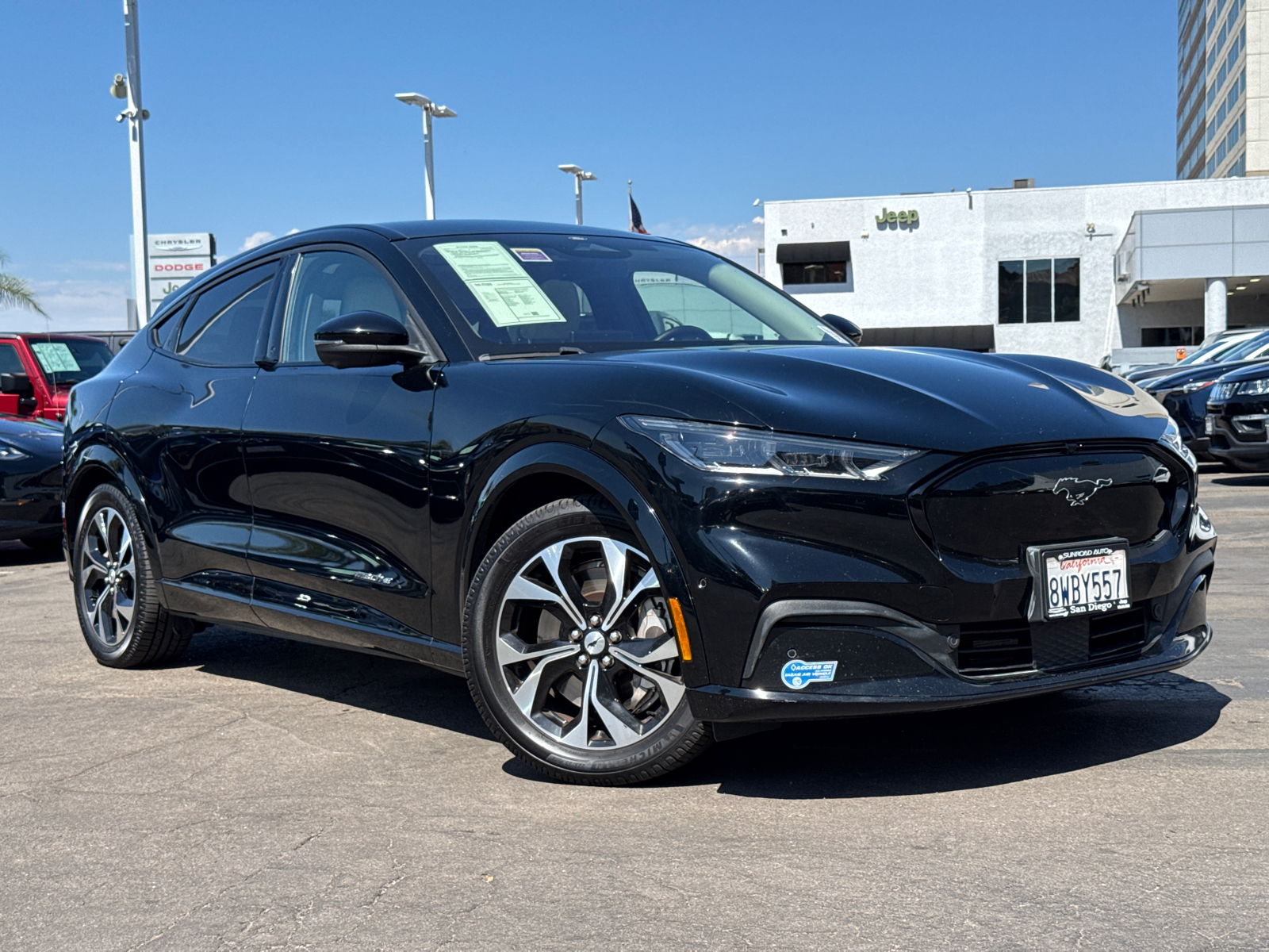 Used 2021 Ford Mustang Mach-E Premium RWD with VIN 3FMTK3R79MMA06015 for sale in San Diego, CA