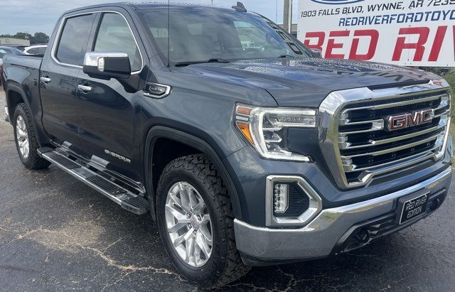 Used 2021 GMC Sierra 1500 SLT with VIN 1GTU9DED1MZ415744 for sale in Little Rock