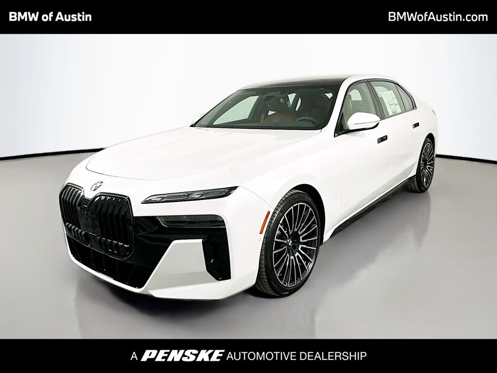 New 2025 Mineral White Metallic BMW 760i xDrive image 1