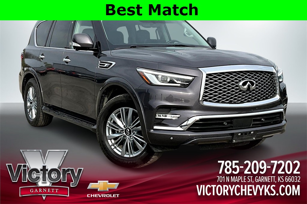 Used 2024 INFINITI QX80 Luxe 4WD with VIN JN8AZ2AE8R9329168 for sale in Kansas City